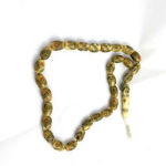 45. Tasbih (prayer beads). Belonged to Gevork Hovanesian - Tasbih (Arabic: تَسْبِيح‎, tasbīḥ) is a form of dhikr that involves the glorification of God in Islam by saying Subḥānallāh (سُبْحَانَ ٱللَّٰهِ, meaning "Glorified is God"). It is often repeated a certain number of times, using either the phalanges of the right hand or a misbaha to keep track of counting.