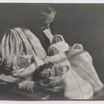 55. CRARY_Douglas_92-88-Missionary worker caring for babies, Ottoman Empire, probably Aintab. Photo probablyby Rev. Stephen Trowbridge, American Missionary to Aintab, 1906 to 1911