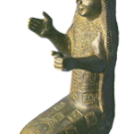 83. Book1_b34a-Bronze statuette of Arubani, Urartian goddess of fertility and art, and wife of the cheif god Khakli